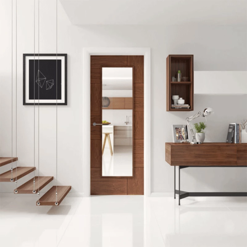 Internal Oak Prefinished Perugia Glazed Clear Safety 4 Internal Oak Prefinished Perugia Glazed Clear Safety - Image 2