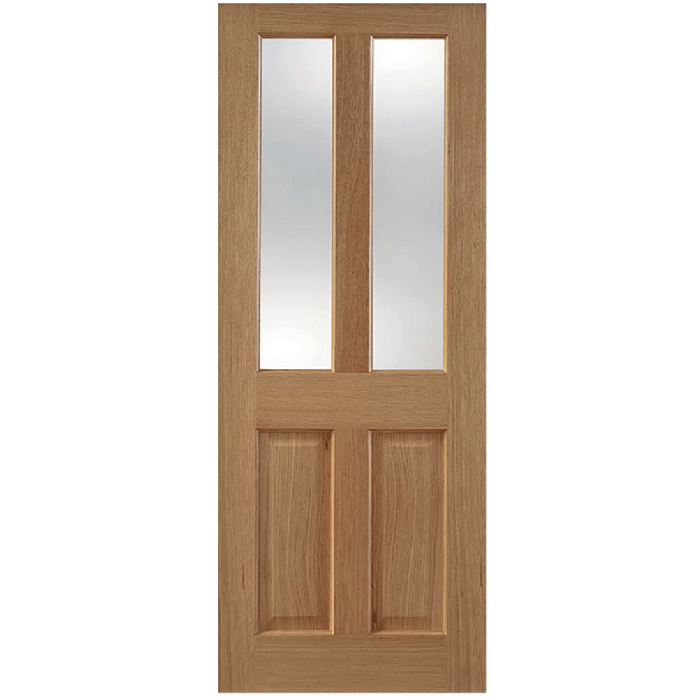 Internal Prefinished Oak Standard Mould 2 Clear Bevelled Glass Door 3 Internal Prefinished Oak Standard Mould 2 Clear Bevelled Glass Door