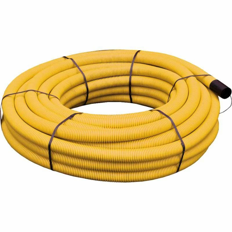 Yellow Gas Duct Coil Twinwall 50m X 50/63mm 3 Yellow Gas Duct Coil Twinwall 50m X 50/63mm