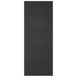 Internal Black Finished Soho 4 Panel Door