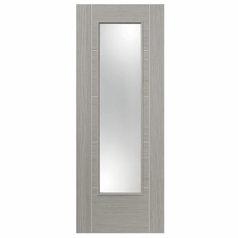 Internal Laminate Pre-Finished Light Grey 1 Lite Door 3 Internal Laminate Pre-Finished Light Grey 1 Lite Door