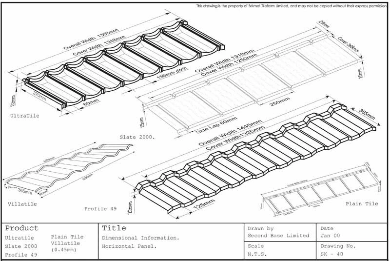 Britmet Tileform Slate 2000 Lightweight Metal Roof Tile - Rustic Terracotta 6 Britmet Tileform Slate 2000 Lightweight Metal Roof Tile - Rustic Terracotta - Image 4