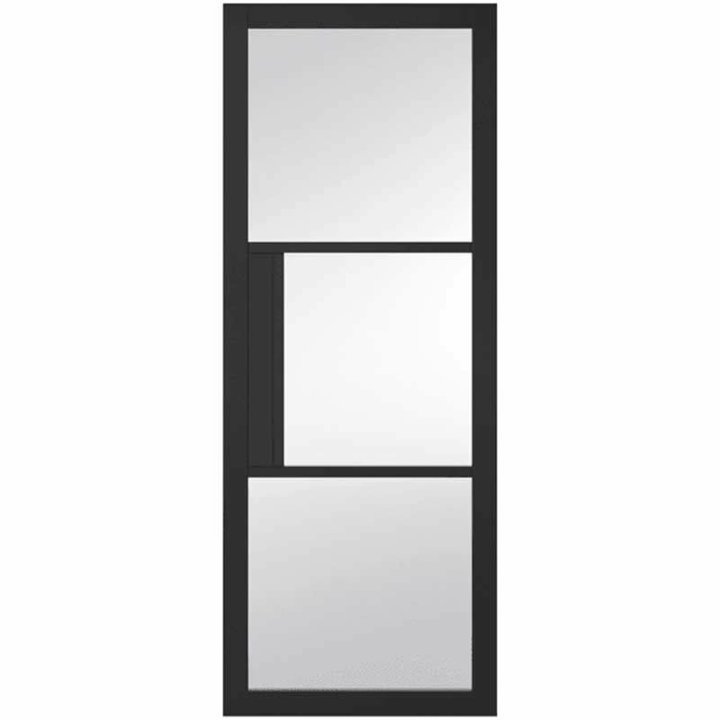 Internal Black Finished Tribeca 3 Clear Glass Door 3 Internal Black Finished Tribeca 3 Clear Glass Door