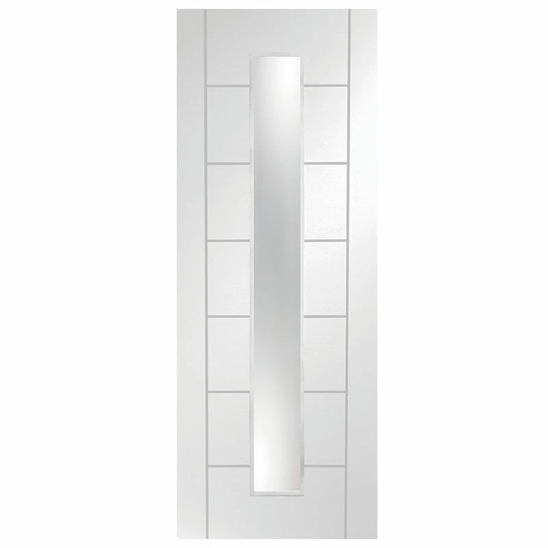 Internal White Primed Finished Palermo 1 Clear Glass Door 3 Internal White Primed Finished Palermo 1 Clear Glass Door