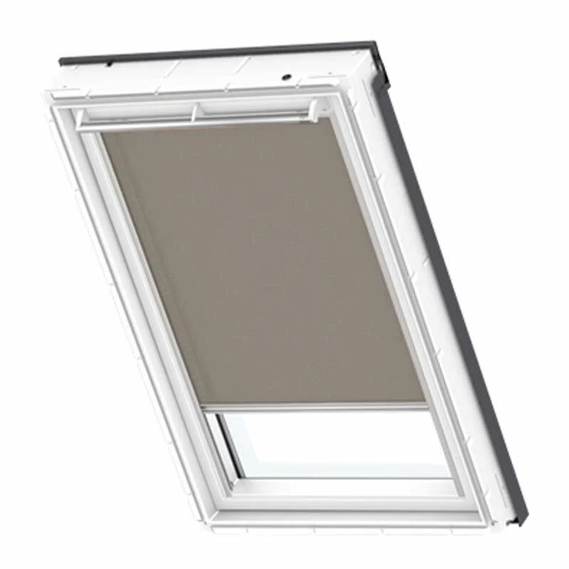 Velux Roller Blind In Warm Grey 3 Velux Roller Blind In Warm Grey