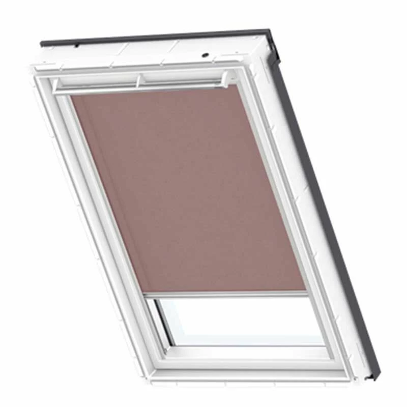 Velux Roller Blind In Soft Rose 3 Velux Roller Blind In Soft Rose