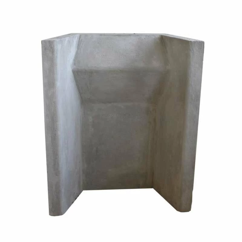 Concrete Fireback 16" 3 Concrete Fireback 16"