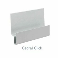 Cedral Click Click Connection Profile For Window & End C18 Slate Grey