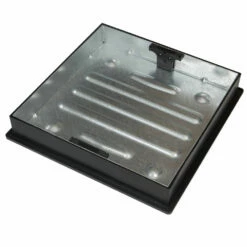 Square To Round Recessed Manhole Cover Frame 450mm Diameter
